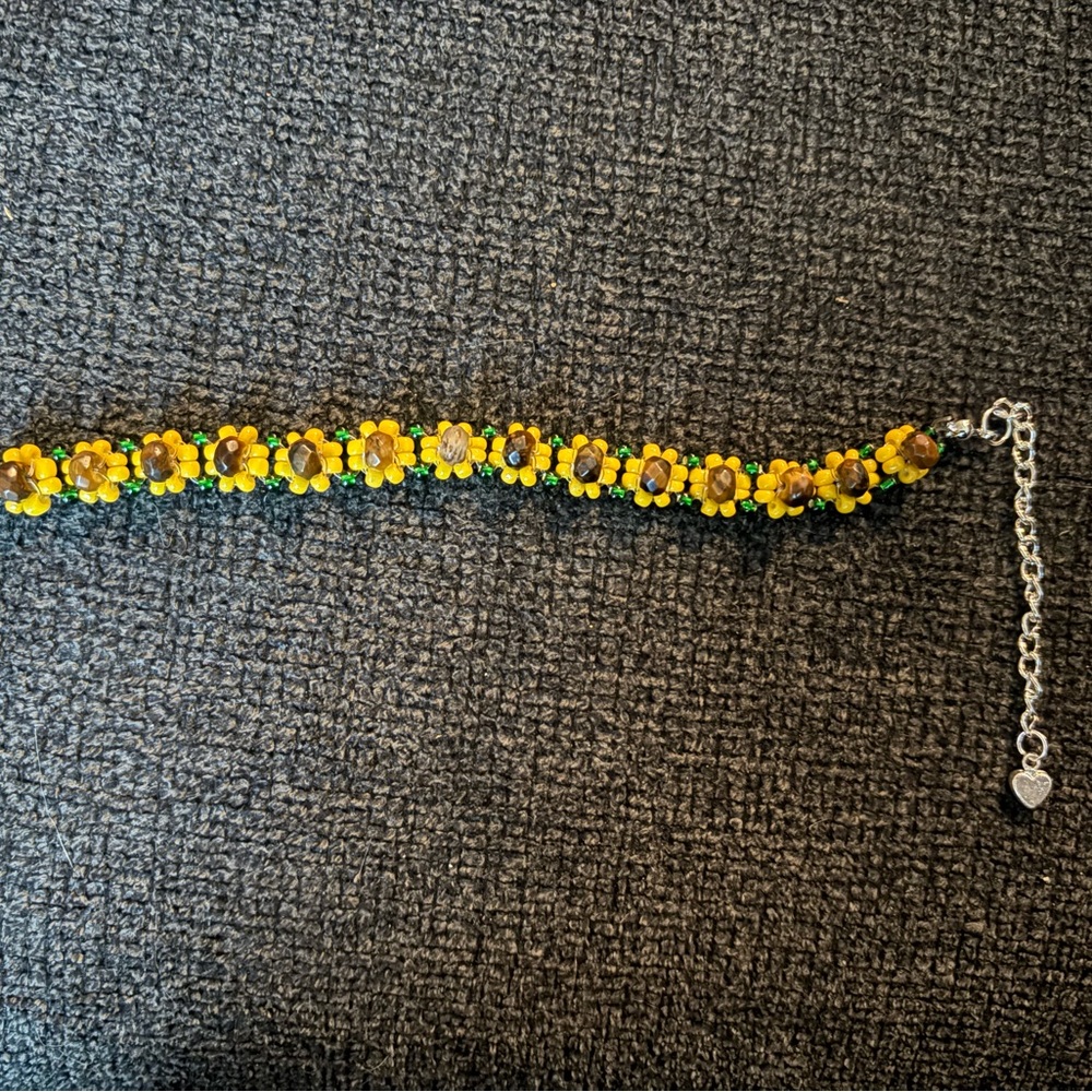 Yellow Floral Bracelet